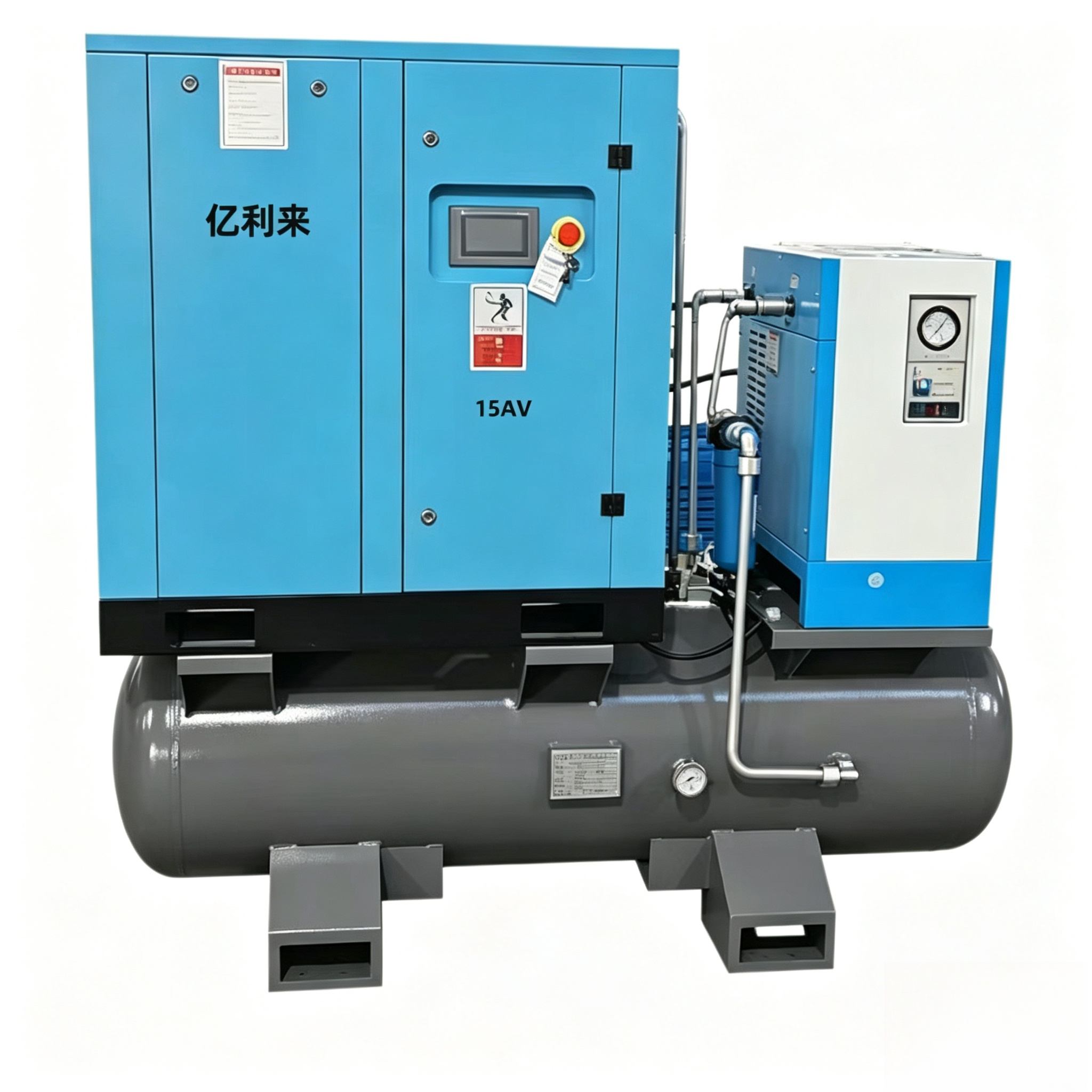 11 kW korkeapaineinen 4 in 1 kiinteänopeuksinen ilmakompressori