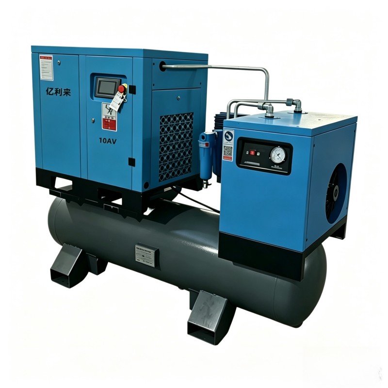 7,5 kW 4 in 1 kiinteänopeuksinen yksivaiheinen ilmakompressori